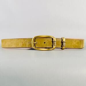 CLAUDIA MAY Size M Green Sage Suede Belt